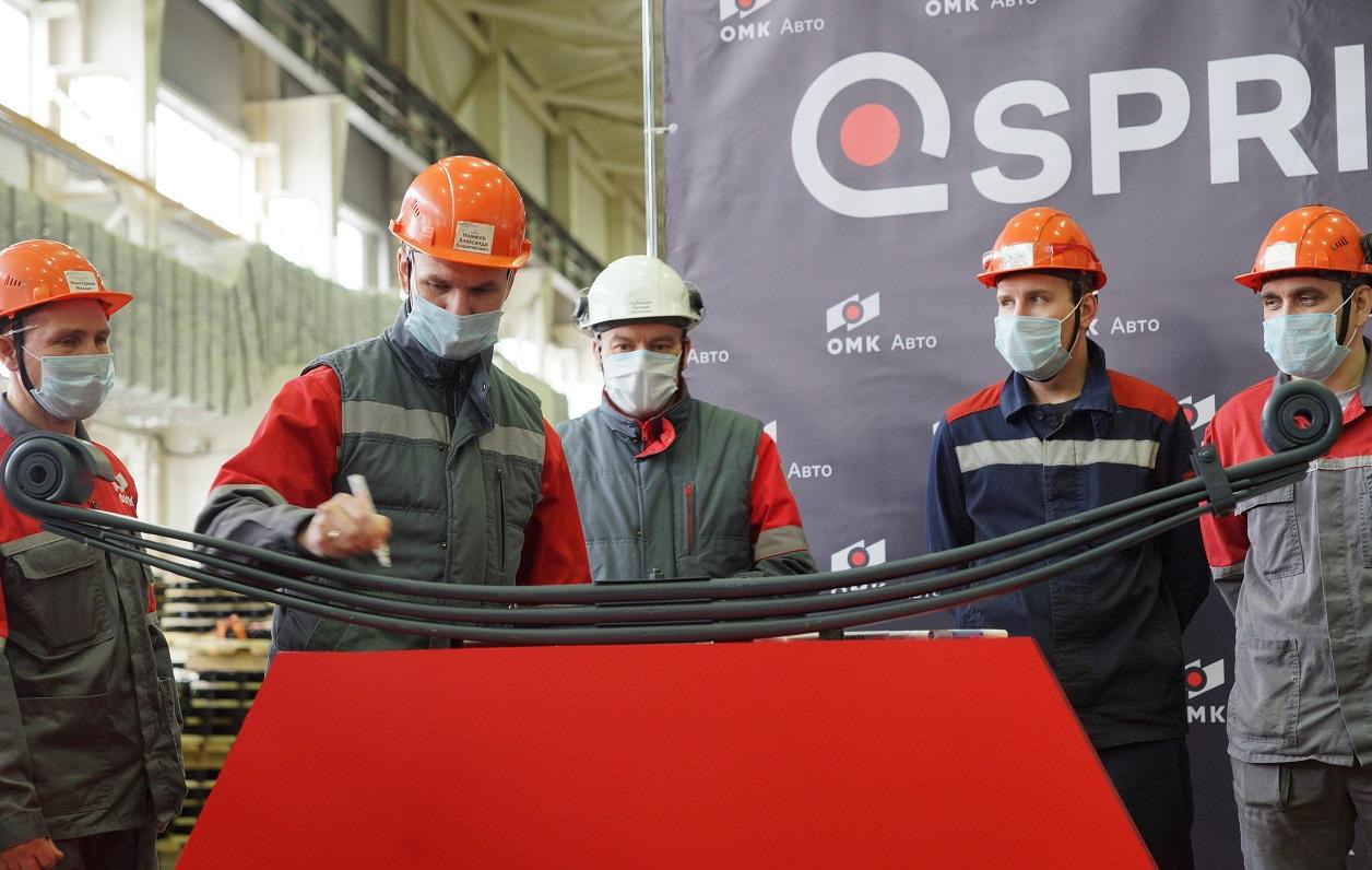 Чусовской завод ОМК выпустил 100-миллионную рессору